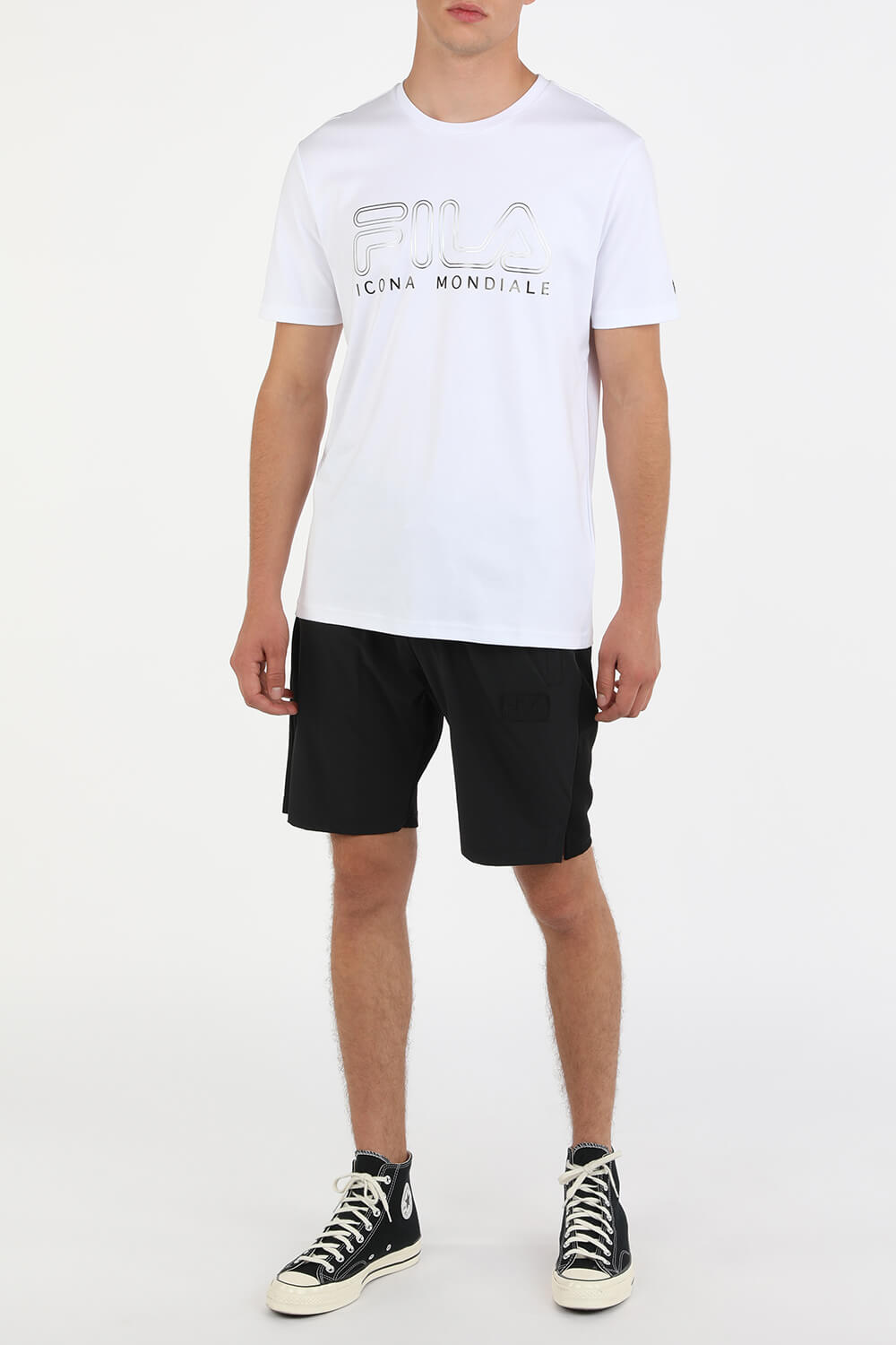 Logo Fila T-Shirt in White